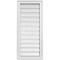 Ekena Millwork Vertical Surface Mount PVC Gable Vent: Functional, w/ 2"W x 2"P Brickmould Sill Frame, 16"W x 36"H GVPVE16X3603SF - alternate 1